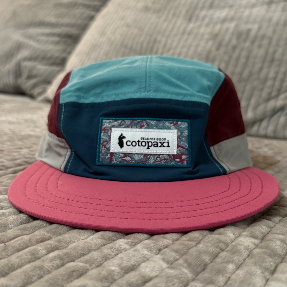 Cotopaxi Teal and Pink Adventure Cap NWOT